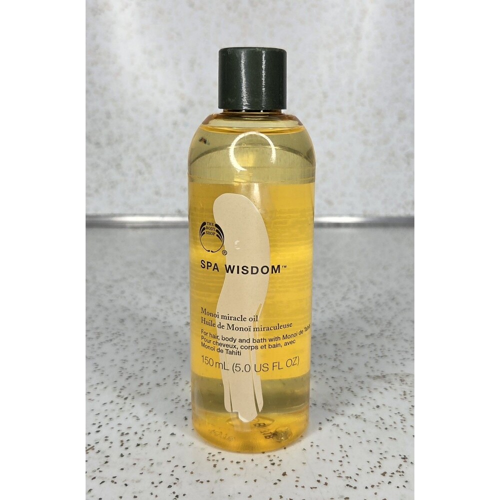 The Body Shop SPA WISDOM Monoi Miracle Oil 5 oz 150ml Discontinued RARE